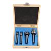 4PCS MT1 Wood Lathe Turning Spur Cup Center Set For Wood Turning Tool