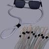Reflective Sunglasses Chain Sports Eyeglass Strap Eyewear Retainer Eyewear Cord Holder Women Men
