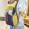 Fashionable Color-blocking Waterproof Outdoor Mountaineering Bag Lightweight Travel Backpack Trendy Large Capacity Backpack