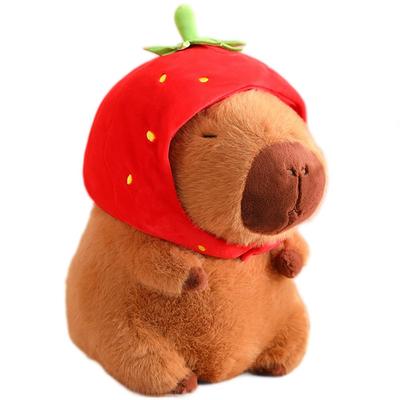 Плюшевая игрушка-капибара REDICE, Портативная мягкая игрушка, Нежная к коже [Оригинал] [2025 Улучшенная мягкость] Сжимающаяся плюшевая игрушка-капибара, Успокаивающая,