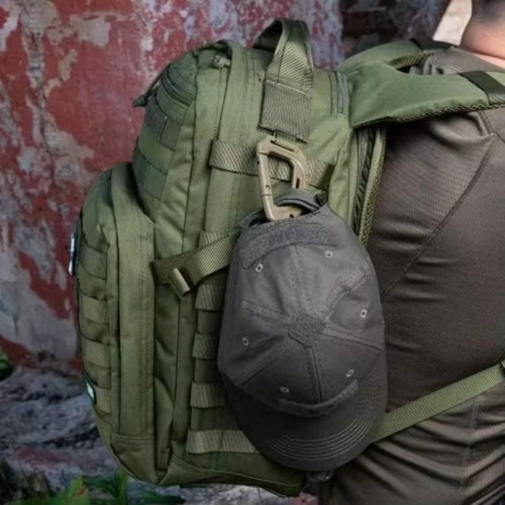 5 шт. Большой D-образный тактический крюк Molle быстрого крепления из пластиковой стали, подвесная пряжка-клипса, аксессуары для EDC-инструментов для кемпинга, рюкзака, сумки
