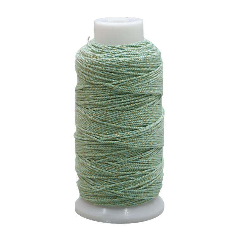 Большой рулон 100 г золотая хлопковая нить для ручного плетения 1,0 мм тибетская ручная веревка кисточка нить Diy Wenwan Bodhi специальная плетеная нить