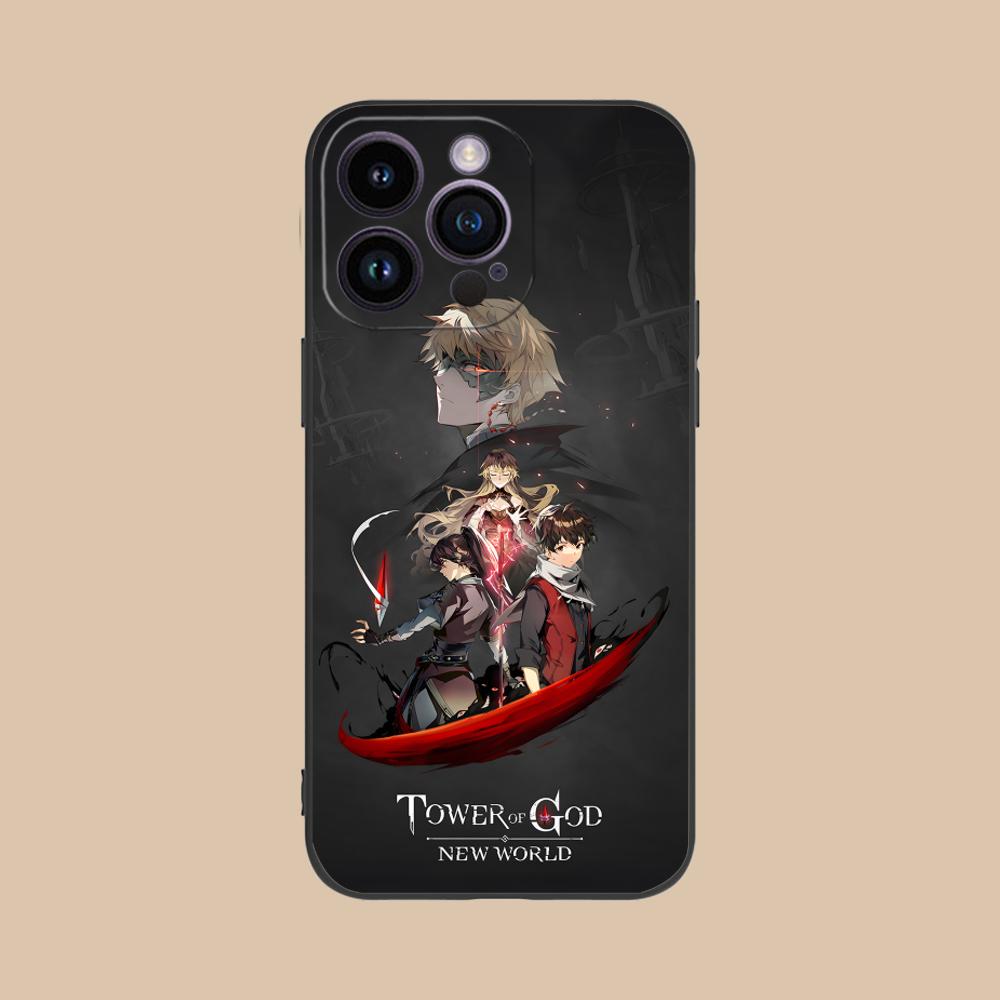 Аниме Игра Башня Бога Чехол для телефона для iPhone 17 16 15 14 13 12 11 X XR XS 8 7 Air Pro Max Plus Mini Цветной Чехол Чехол Красивый