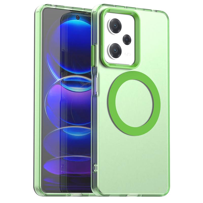 Прозрачный чехол с магнитной адсорбцией и беспроводной зарядкой для Xiaomi Poco X5 Pro Прозрачный чехол для Poco X5 Pro Чехол для Poco X5 Pro 5G