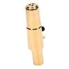 Tenor Saxophone Mouthpiece Brass Bb Sax Mouthpiece with Cap for Sax Professionals and Beginners 5#