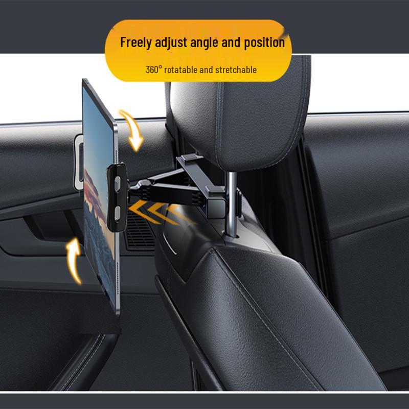 2023 Car Mount: Rear Seat Headrest Holder for Phones & Tablets