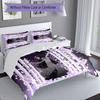 3pcs Custom Name Byakuya Kuchiki Set,Includes 1 Duvet Cover and 2 Pillowcases,All-season Bedroom Decor