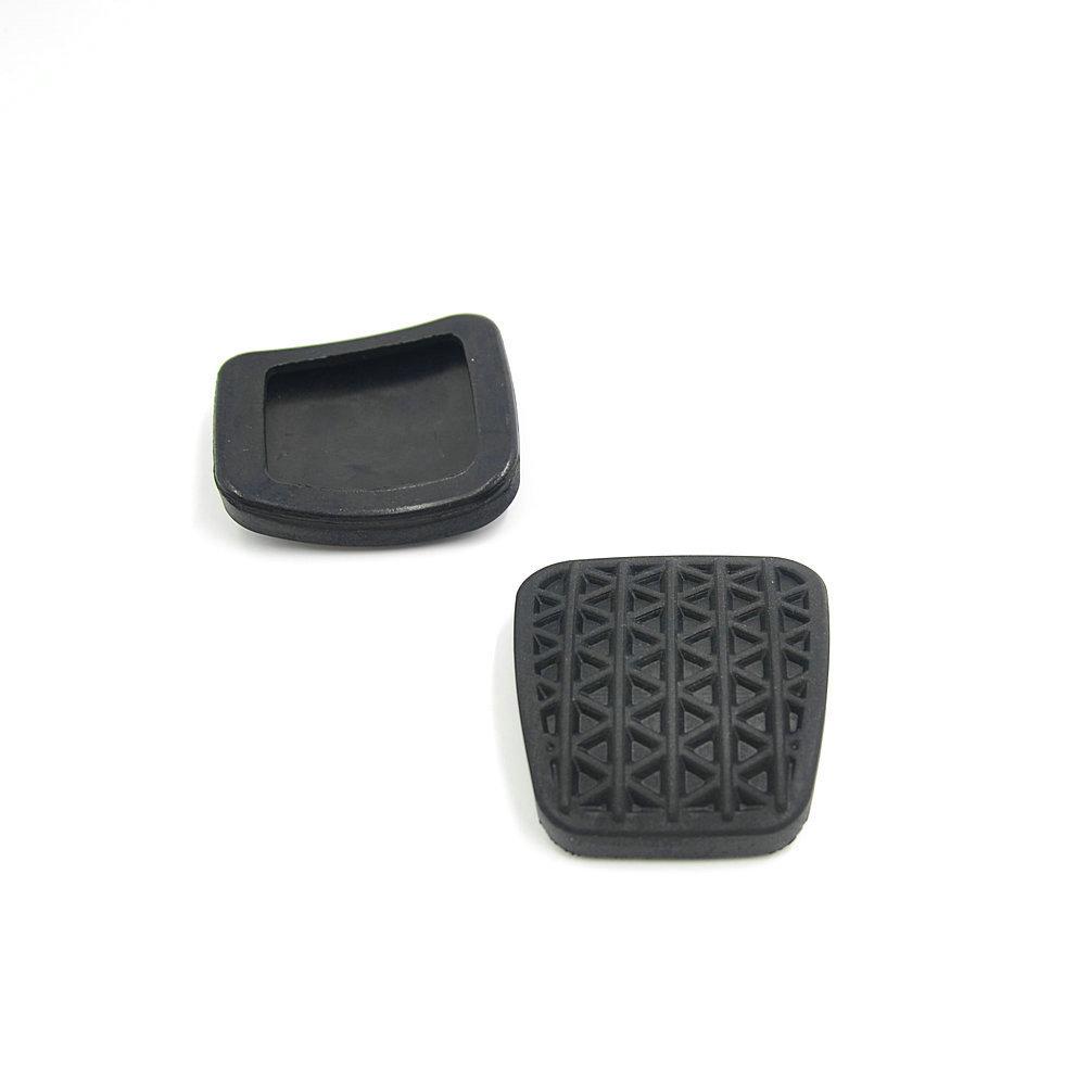 2pcs Brake Clutch Pedal Pad Rubber Cover Protective Case For Car