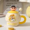 Милая кружка Crayon Shin Chan  Керамическая кружка высокого уровня внешнего вида для девочек  Офисная чашка для кофе, молока  Подарок на день рождения