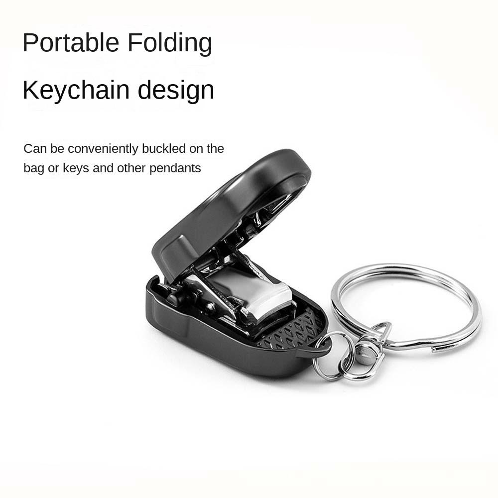 Мини-щипчики для ногтей из нержавеющей стали в виде ключа от машины, брелок для ногтей, инструменты для ногтей