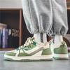 2024 Мужские Модные Универсальные Вулканизированные Туфли Персонализированные Новые Спортивные Туфли на Шнуровке, Зеленые Холщовые Повседневные Туфли Дизайнерские Туфли Мужские
