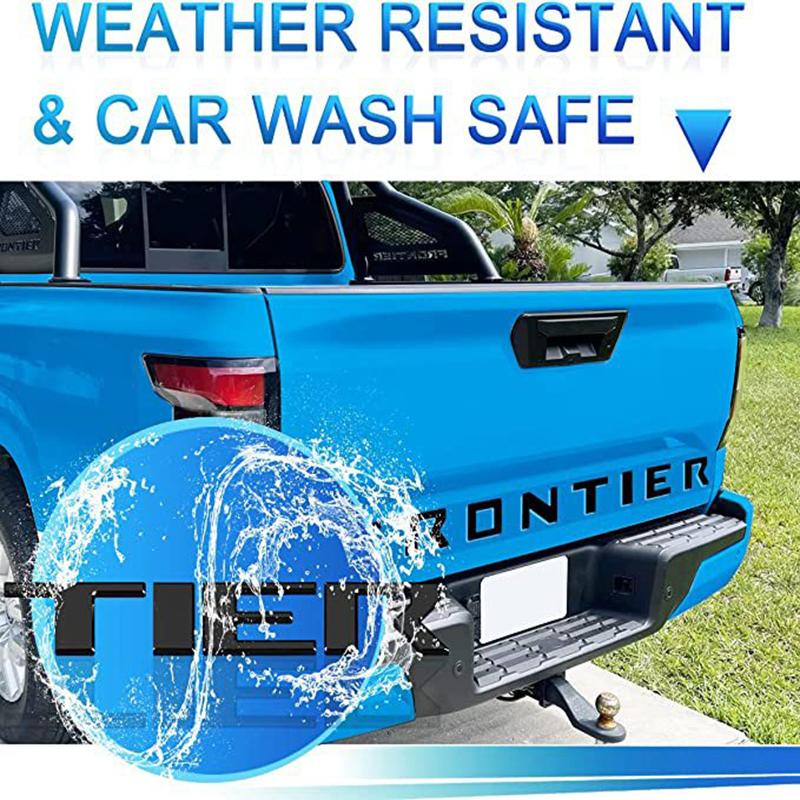 3D буквы из АБС-пластика, совместимые для Nissan 2015 2022 2023, приподнятый багажник, задняя эмблема, наклейки на заднюю дверь, наклейка