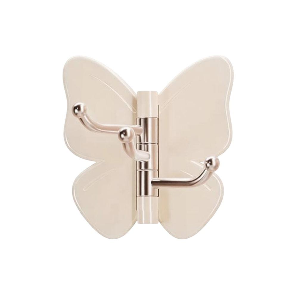 1/4PCS Self Adhesive Rotating Wall Hook Waterproof Adhesive Wall Hook Kitchen Bathroom Storage