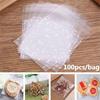 100pcs/bag Transparent Baking Biscuits Cookie Packing Bags Party Candy Dessert Package Bags Party Supplies