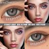 Eyeshare 1 пара цветных контактных линз, синие мягкие линзы, натуральные коричневые зрачковые серые линзы, зеленые модные косметические контактные линзы каждый год