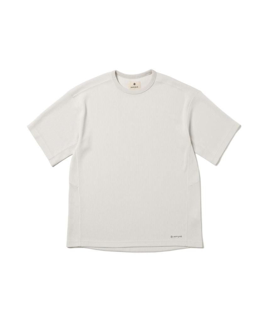 Snow Peak Dry Thermal Short and Size Off White T-Shirt TS-25AU002, Sleeve, Men's Women's, L,