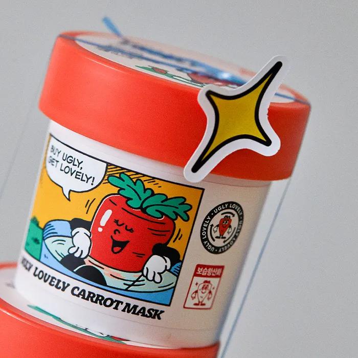 UGLY LOVELY Carrot Mask Pack 100ml (Vegan)
