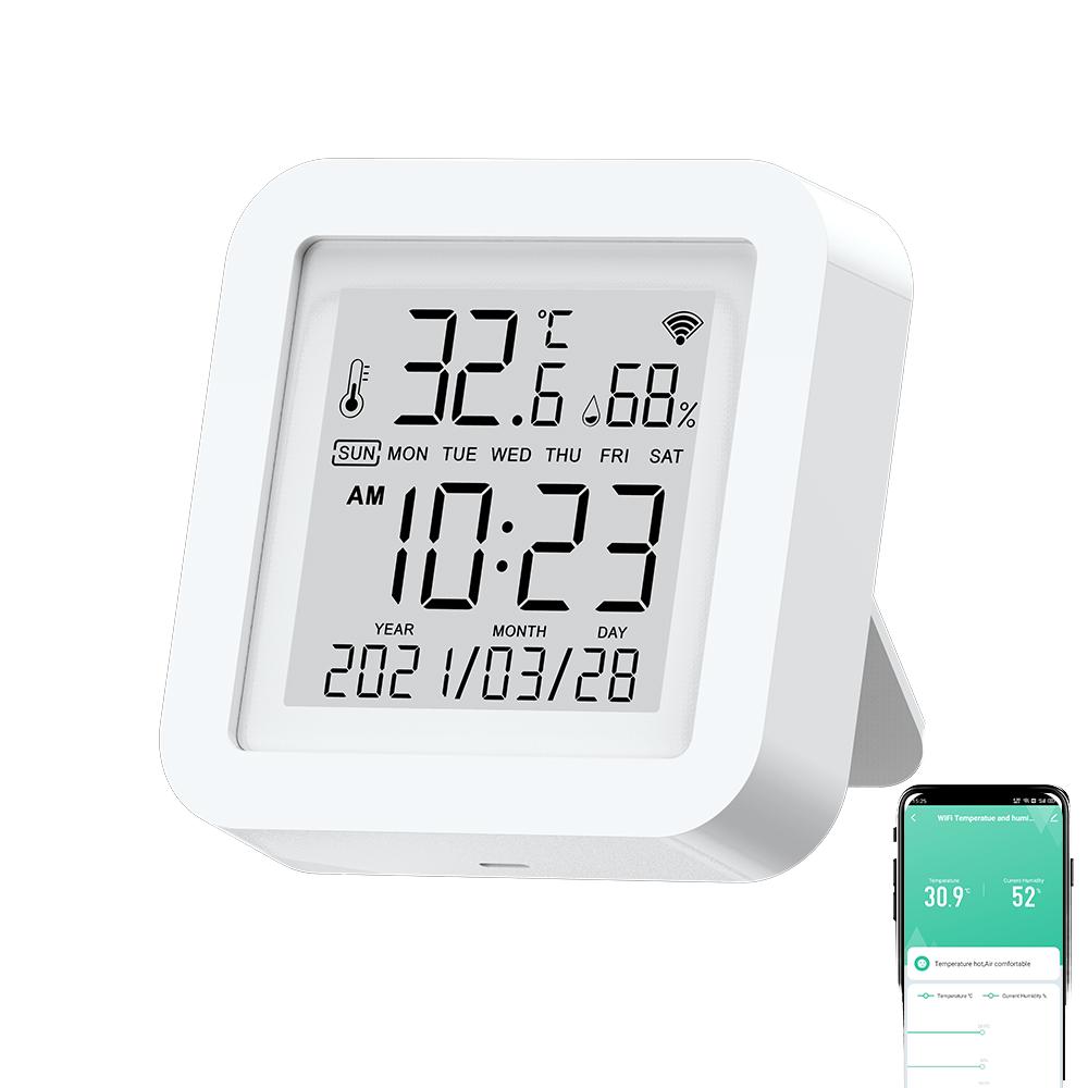 Digital Thermohygrometer Temperature and Humidity Monitoring Wifi Wireless Room Thermometers Hygrometer
