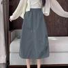 Women Casual Elastic Waist Loose Summer Skirts