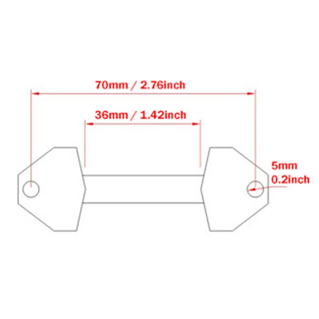 2 Pieces Side Box Hooks Professional Motorcycle Toolcase Trunk Bag Equipment Luggage Accessory Sturdy Portable Strap Buckle Tool
