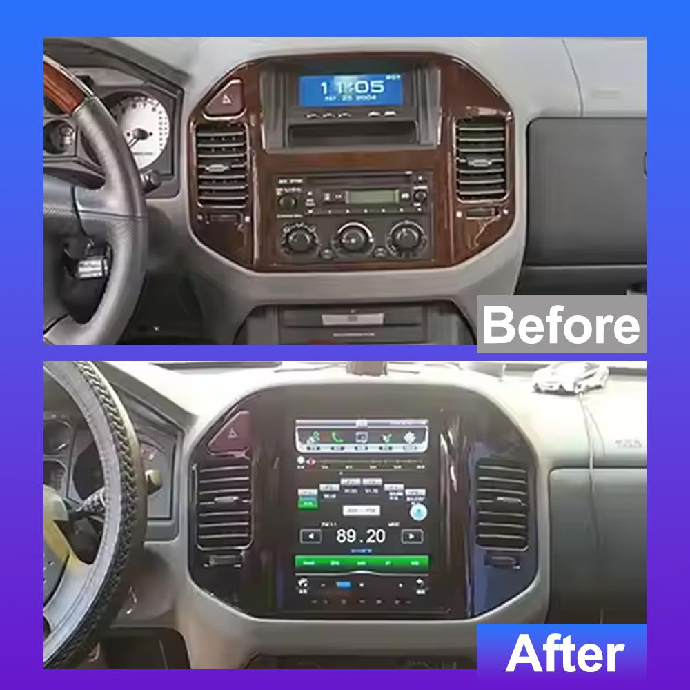 9,7-дюймовый Android для Mitsubishi Pajero 3 V60 V68 V73 1999 - 2011 Carplay автомобильный радиоприемник мультимедийный плеер GPS навигация WIFI 2 Din