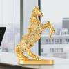 Chinese Home Decor Horse Statue Immediate Wealth Success Victory Entryway Bar Cabinet Ornament New Year Gift for Business Office