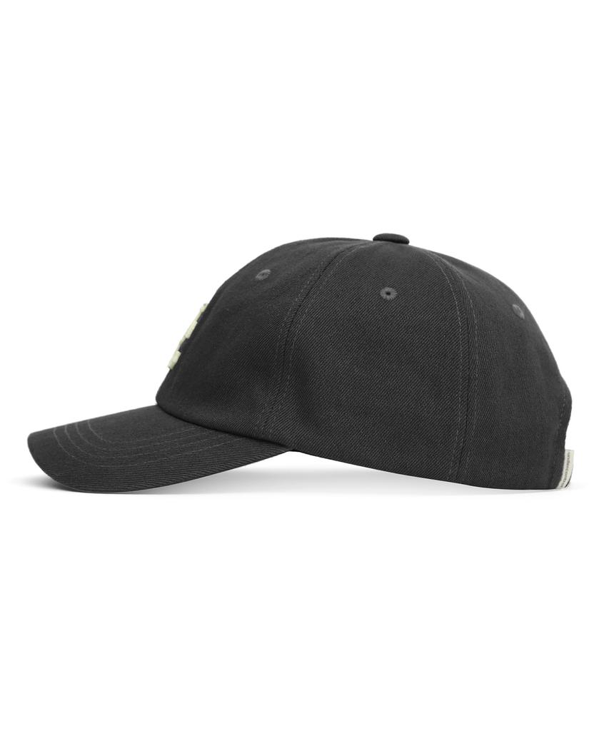 Кепка Eondeok Eonteulol из стираного хлопка Uc Overlap / Washed Bb / Угольный