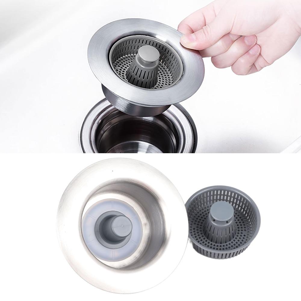 Anti Clogging Kitchen Sink Drain Strainer Well Sealed Sink Drain Strainer Basket Kitchen