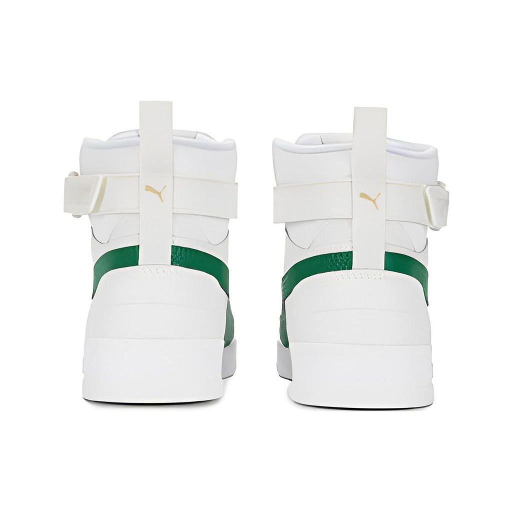 Puma Rbd Game Leather High-Top Sneakers Unisex Sneakers White Green 385839-10