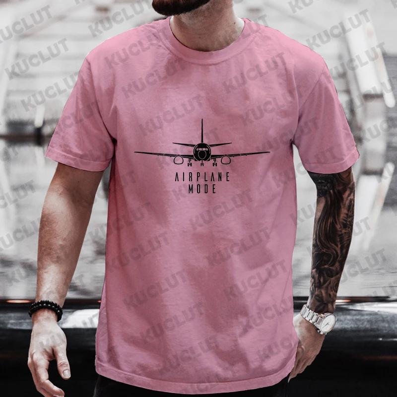Shirts for Airplane Mode Travel T-shirts Traveler Vacation Tee Shirts Plane Pilot Tshirts Short Sleeve Clothing Tops