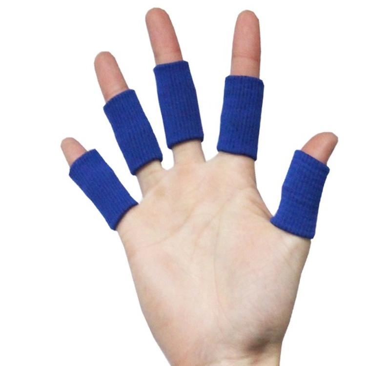 10 шт. защита для пальцев унисекс эластичная профессиональная защита для баскетбола, волейбола, бадминтона, фитнеса, спорта, защита для суставов пальцев