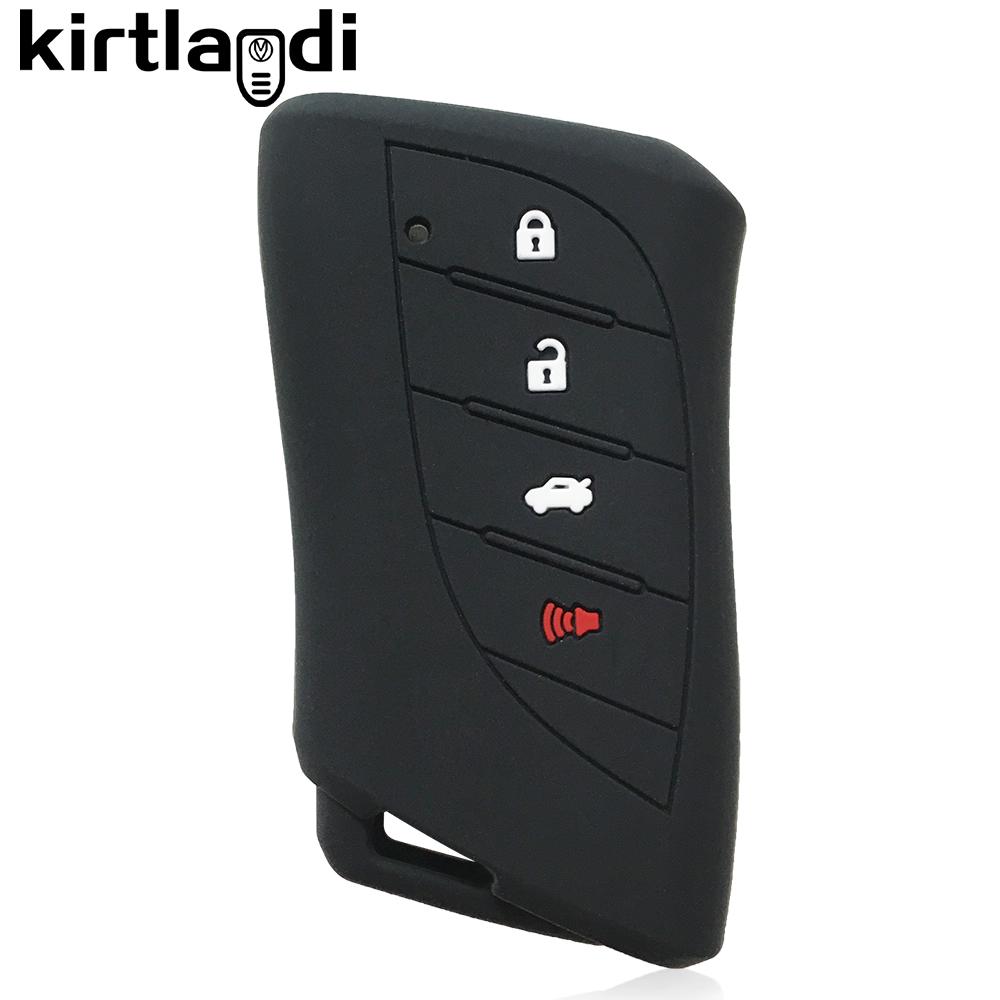 Силиконовый чехол для ключа Чехол-накладка для автомобильного ключа для Lexus ES NX GS RX UX250 UX260 ES350 2019 2020 3/4 кнопки Держатель для дистанционного ключа Брелок