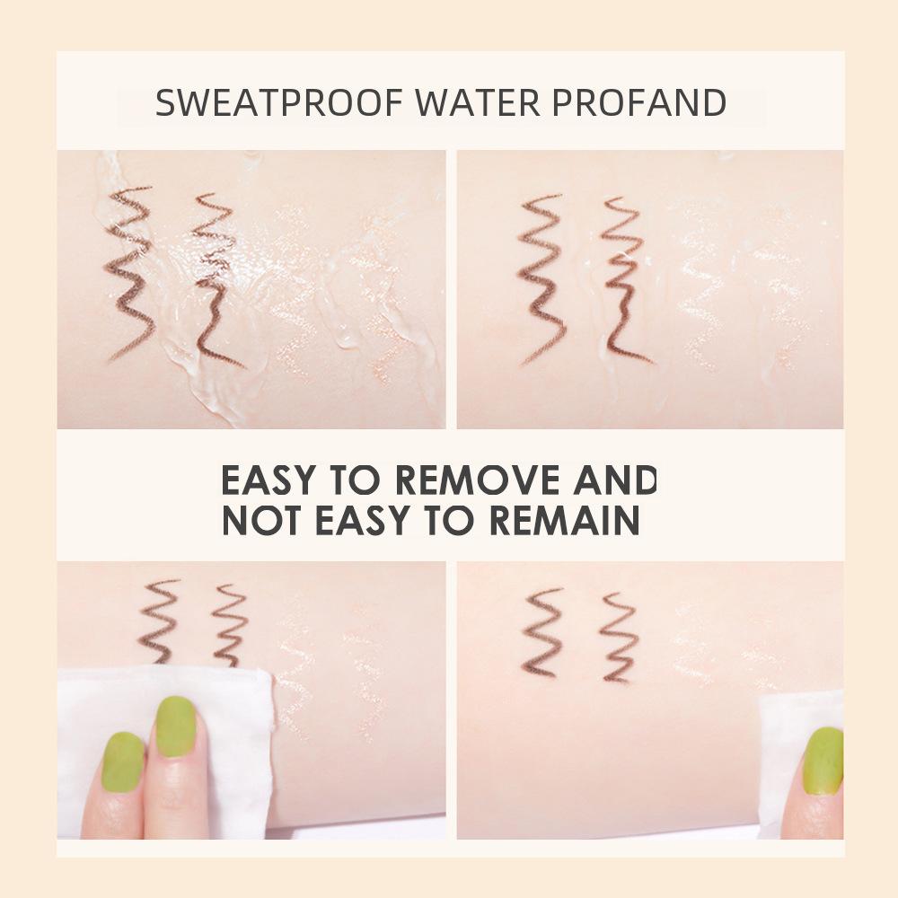 Водостойкая вращающаяся подводка для глаз, стойкая жидкая подводка для глаз, макияж