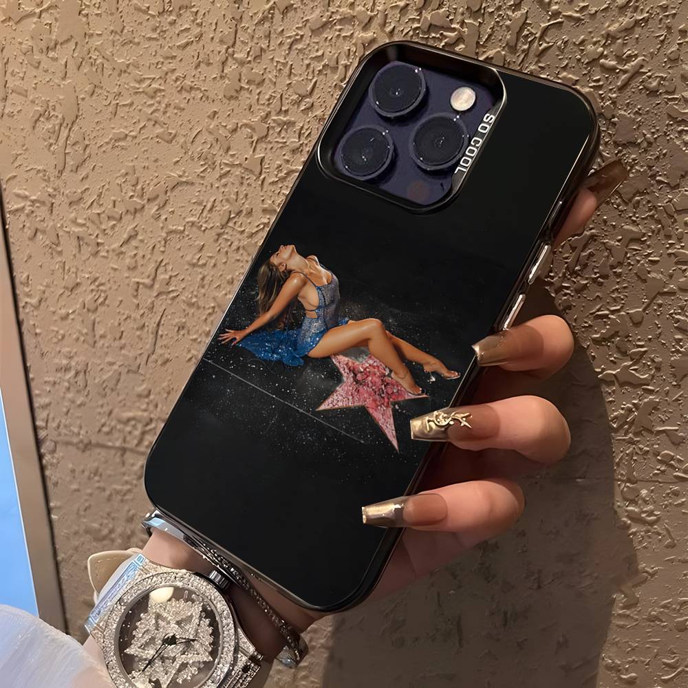 Tate Mcrae So Close To What For iPhone 17,16,15,14,13,12,11,Mini,Pro,E,SE4,XS,MAX Black Candy Matte Cover