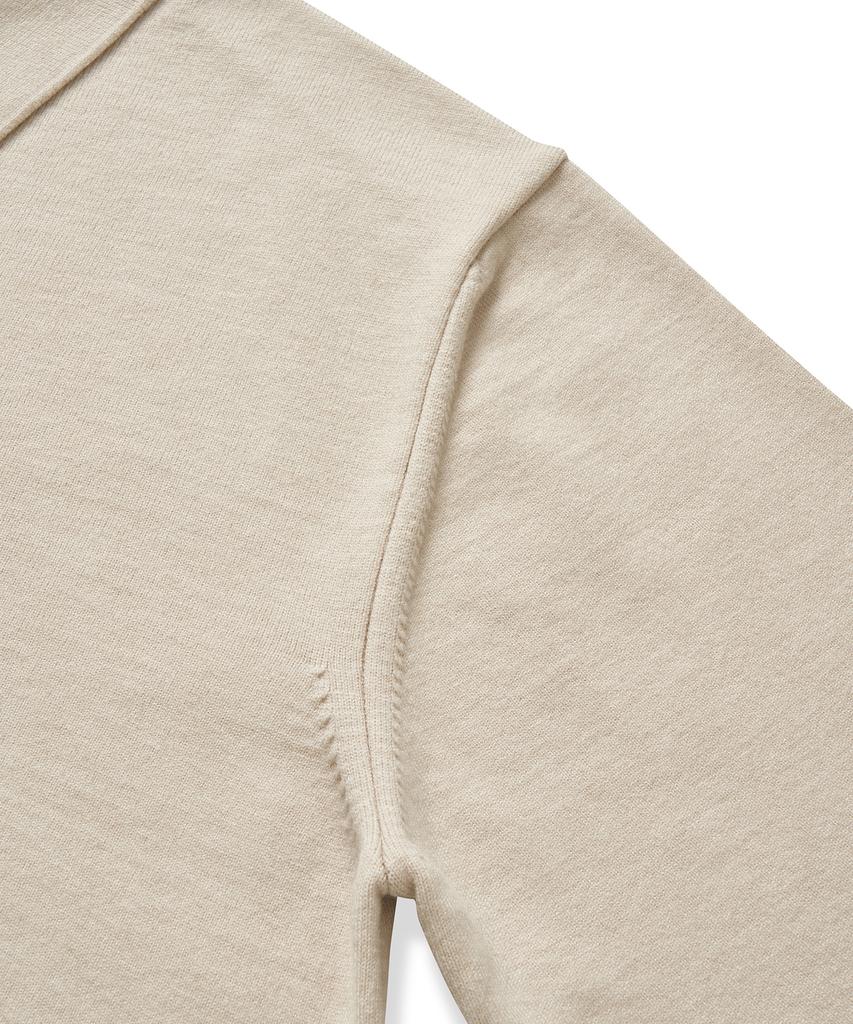CUZNELLO Soft Collar Knit_Oatmeal