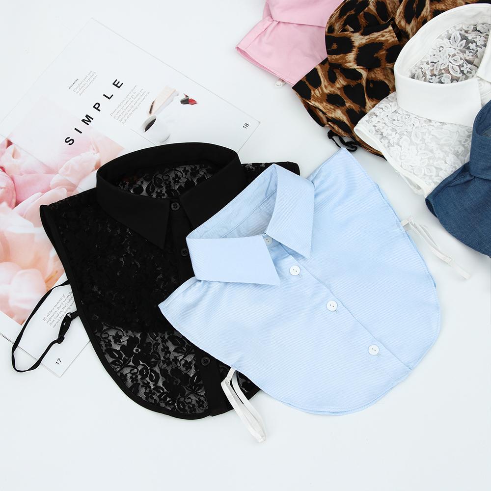 Классический женский хлопковый кружевной накладной воротник в винтажном стиле, съемный аксессуар для одежды, лацкан для блузки, топа, рубашки, ложный воротник, дропшиппинг