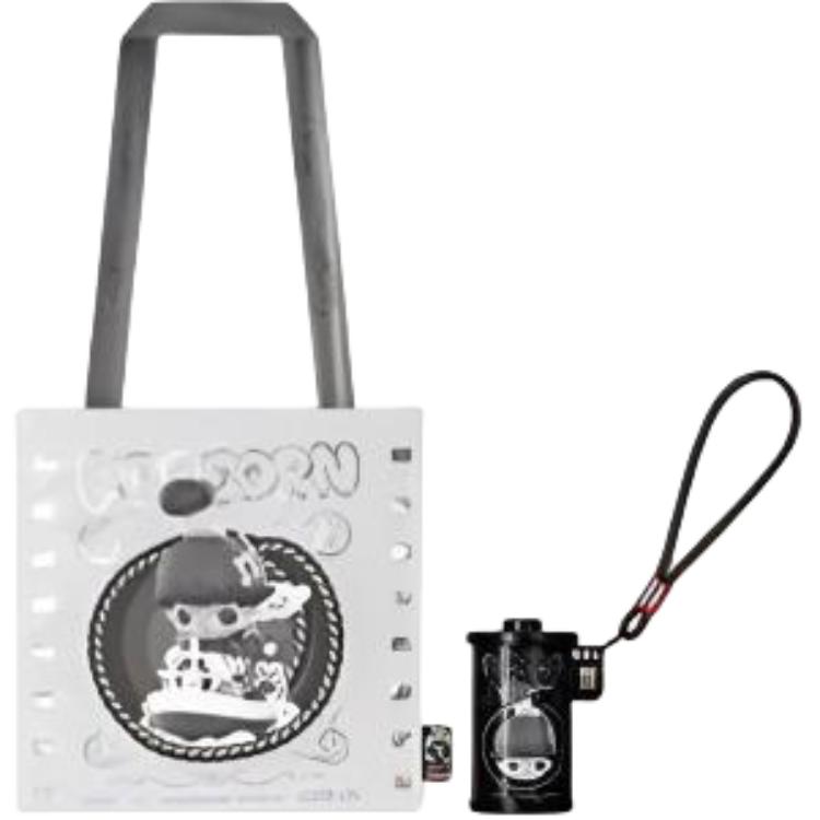 POP MART Dimoo World X Disney Серия Микки Телешоу Сумка для хранения, Один Мистери Бокс