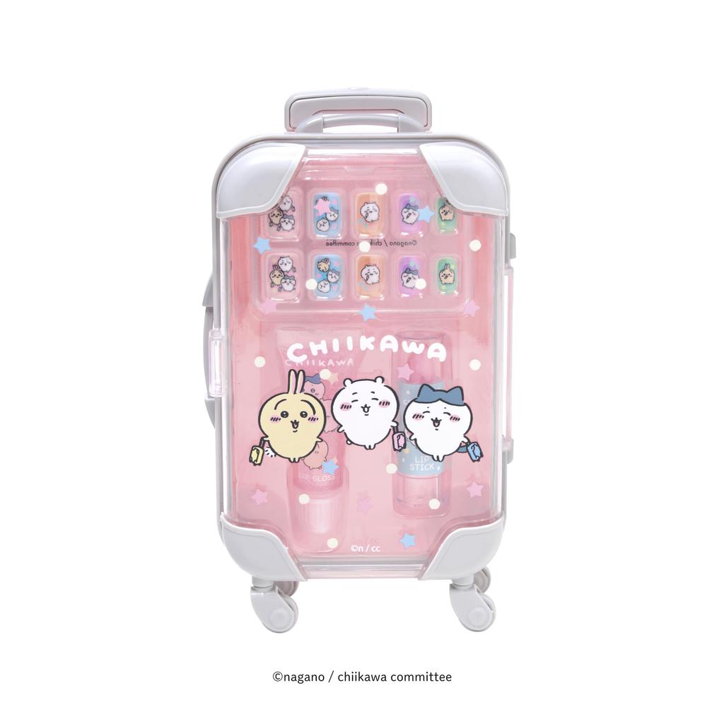 Race Chiikawa Mini Carry Case Makeup Ages Cosmetic 231042 Set, Pink, 6+, Set,
