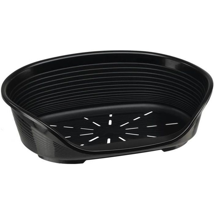 Panier-Corbeille SIESTA DELUXE Taille 2 - 49*36*17,5 cm - Noir -FERPLAST