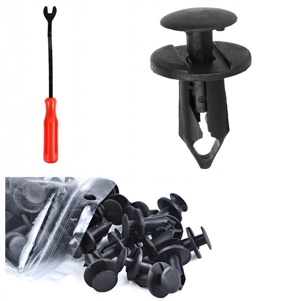 120 шт./пакет ATV UTV корпус крепеж заклепки Push Pin 7661855 Пластиковые противоизносные антикоррозионные брызговики клипсы со съемником