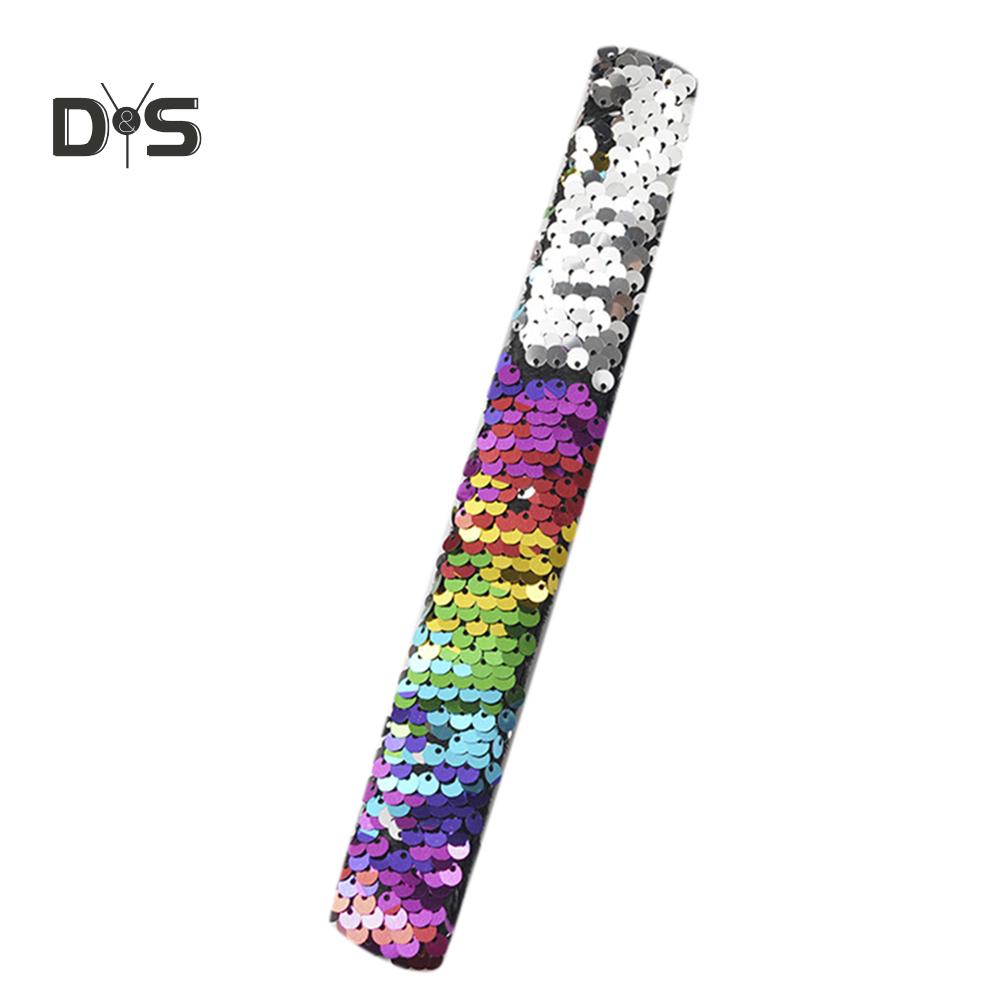 Блестящий детский браслет с блестками и браслетом, повязка на голову, подарок для вечеринки