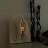 Prayer Hand Candlestick Resin Material Symbol of Faith Emotion Warmth Hope Candle Stand Peaceful Home Accent