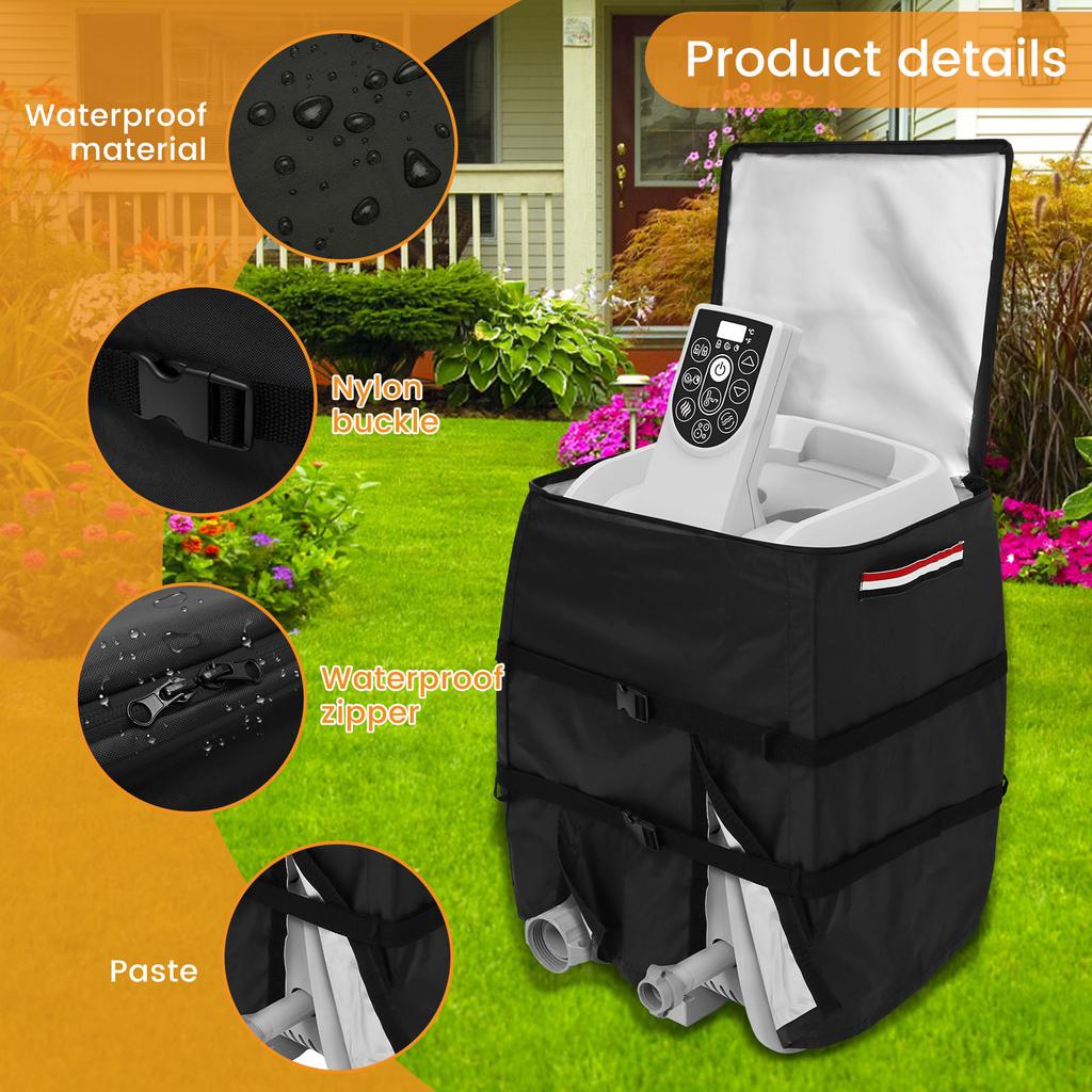 Универсальный надувной чехол для насоса-нагревателя воды для спа-бассейна для гидромассажной ванны, насоса-нагревателя для спа, водонепроницаемый чехол для насоса гидромассажной ванны, запчасти для уличного бассейна