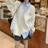 New Milk Fufu Soft Waxy Gentle Atmosphere Lazy Wind Butterfly Knitted Sweater Cardigan Women's Coat Top
