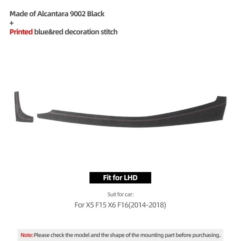 TPIC for BMW X5 F15 X6 F16 2014-2018 Car Center Console Dashboard Panel Decor Strip Auto Carbon Fiber Interior Tuning Accessory