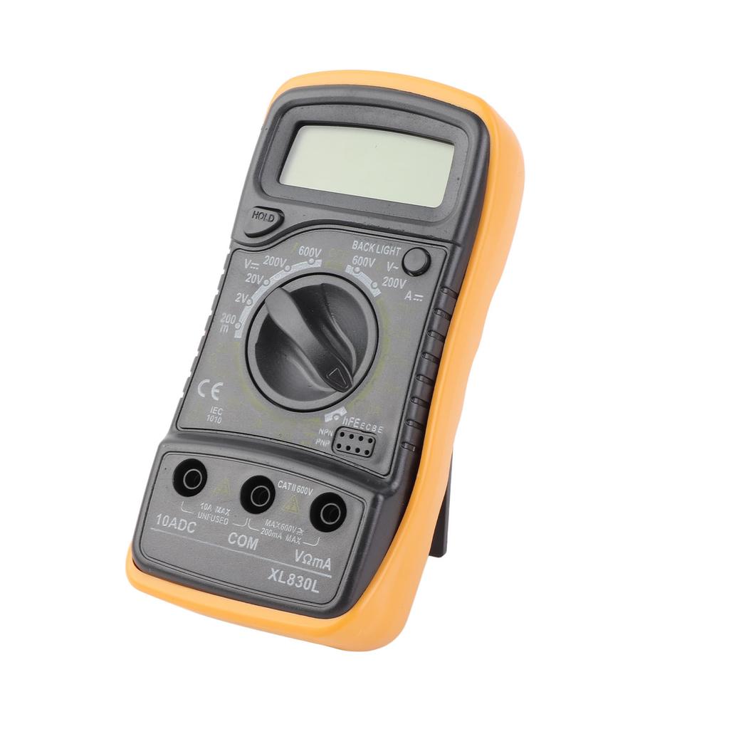 XL830L Digital Multimeter with Backlight Portable Voltage Current Tester Intelligent Voltammeter