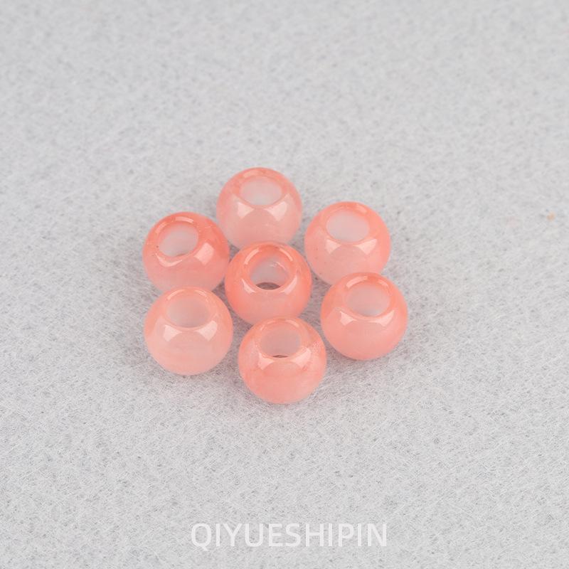 Natural Agate Large Hole Beads - Jewelry Accessories for DIY and Handmade Creations