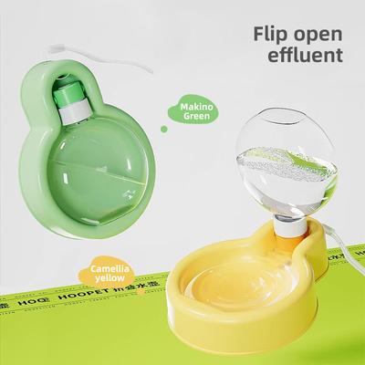 Диспенсер для воды для домашних животных, портативная бутылка для воды для кошек и собак, герметичная, для путешествий, складная миска для питья для щенков и кошек, товары для животных на открытом воздухе