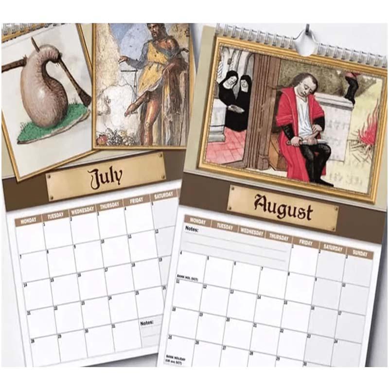 2025 Inventory Calendar, Thick Paper, To-Do List And Notes, Planning Organizing Wall Calendar for Thanksgiving and Christmas Gifts, Inventory Schedule