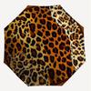 1PC Leopard Print Umbrella-8-Rib Reinforced Portable Folding Travel Suitable for All Seasons Outdoor Daily Use Is an Ideal Choice  -K0359